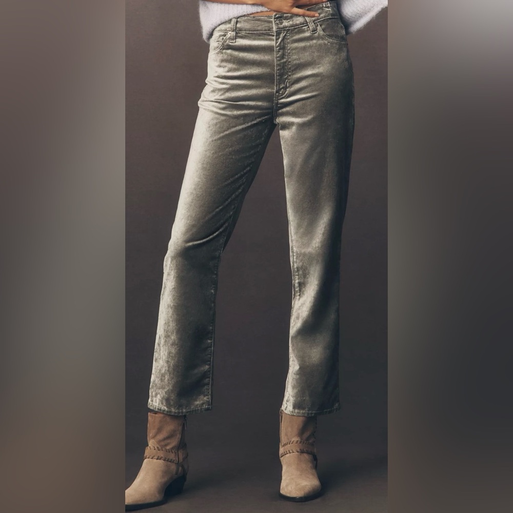NWT Velvet FRAME x Anthropologie Le Sleek Straight Leg High Rise Jeans